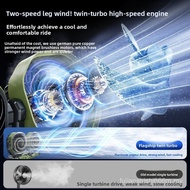 24V Car Fan Dual Head Dashboard Fan for Truck Bus SUV Long Battery Life Auto Oscillating Manual Gear