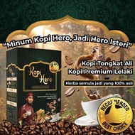Kopi Hero Tongkat Ali, Ginseng & Maca Root Coffee - Kopi Lelaki Plus + (Herba Semula Jadi 100%)