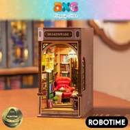 Robotime Rolife Bookstore DIY Book Nook Shelf Insert Puzzles (TGB07) Shakespeare and Company Book No