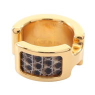 【二手】愛馬仕 Olympe PM 金色鍍金皮革女士包 - 全新未使用