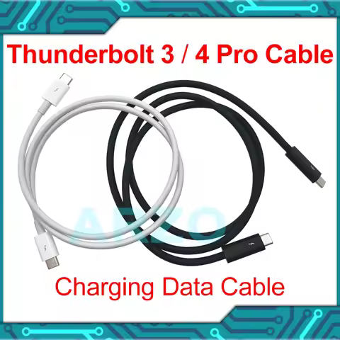 Thunderbolt 3 Cable Adapter cord thunderbolt 3 male to Male Connector for Apple Multimedia Monitor T
