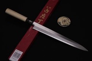 🇯🇵 [日本] 🌟堺實光🌟【銀三鋼 柳刃 270mm 朴木栗形柄】實光刃物 日本高級廚刀