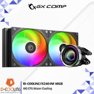 ID Cooling Frostflow FX 240 INF ARGB Black 240mm - FX240 AIO CPU Liquid Water Cooling Cooler Intel A