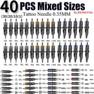 40/30/20/10/1PCS Mixed Cartridge Original Cartridge Tattoo Needles RL RS RM M1 F Disposable Steriliz