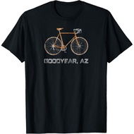 Vintage Goodyear Az Bike Cyclist T-Shirt