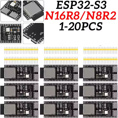 ESP32-S3-DevKitC-1 ESP32-S3 N8R2 N16R8 WiFi Bluetooth-compatible BLE 5.0 Mesh Development Board ESP3