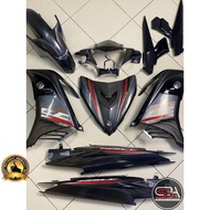 COVERSET YAMAHA ORIGINAL SIAP TAMPAL LC V6 GREY MERAH SE LIMITED EDITION – FREE EMBLEM TIMBUL ORIGIN