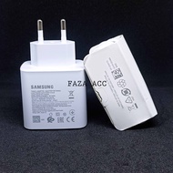 CHARGER SAMSUNG ORIGINAL 100% 45 WATT ASLI ORI SUPER FAST CHARGING / CEPAT /TYPE C TO TYPE C/TEPSI/ 