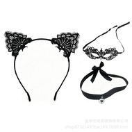 Easter Halloween Bunny Girl Headwear Set cosplay Props Bunny Ears Headband Party Headband