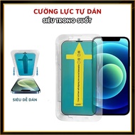 HD Transparent Tempered Glass with Full Edge Self-Adhesive Frame for iphone x xr xs 11 12 13 14 15 1