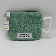 Daiso Korea fluffy pouch