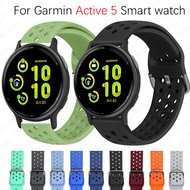20mm Silicone Watch Band For Garmin Active 5 Smart watch Strap Bracelet