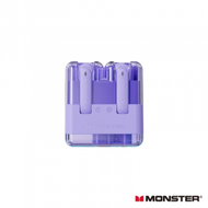 MONSTER - Monster Airmars XKT12 透明半入耳藍牙耳機 - 紫色