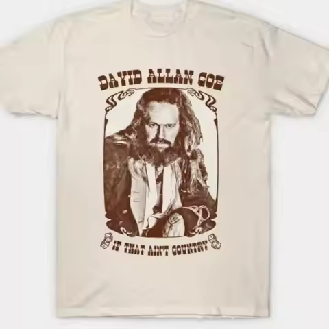 VTG David Allan Coe 2008 World Tour T shirt size S 5XL