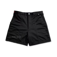 Solid Black Shorts /POLOS TNI Polri Academy Test Pants Lotto Pants