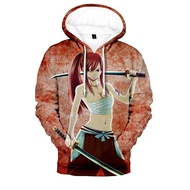 Popular Anime Fairy Tail Hoodies Classic Anime Sportswear