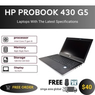 TERBATAS..... Laptop HP Probook 430 G5 Core i7 Gen 8 Ram 8gb Ssd 256gb