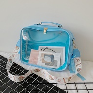 Ita Bag Cute Female Clear Backpack Transparent Backpacks Ita Shoulder Bag for Teenage Girl Women Jel