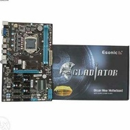 Esonic B250 BTC Gladiator Intel socket 1151 12 Slot PCI-e GPU komputer