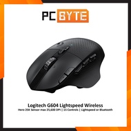 Logitech G604 Lightspeed Wireless Gaming Mouse (Max 25,600 DPI | 15 Controls | Lightspeed or Bluetoo