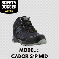 Safety Jogger Esd Shoes Cador S1p Mid Cut Kasut Safety Steel Toe Cap