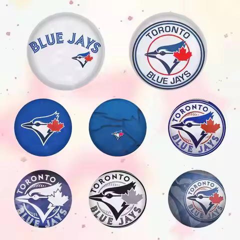 T-Toronto Blue J-Jays Anime Round Badges, Brooches, Clothing Accessories, Birthday Gifts, Anime Conv