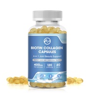 Minch Biotin Collagen Keratin Capsules Magnesium Vitamin D3 K2 Anti Hair Loss Vitamin Biotin Supplem