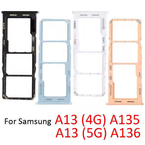 New SIM Chip Tray Slot Adapter For Samsung Phone A13 4G 5G A135 A136 A135F A135M A135U Phone SD Hold
