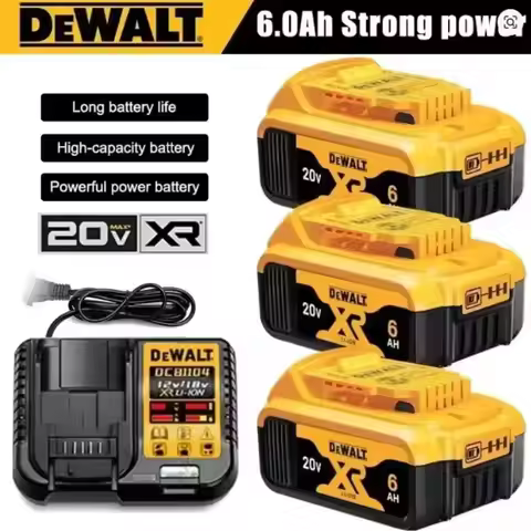 Original DeWalt 6Ah/5Ah/ 20V battery replaceable DCD887 DCD805 DCF860 Dcd796 DCG406 DCF880 DCF512 DC