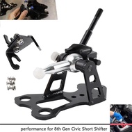 Short Shifter Box For Honda Civic Si FG FA 06- 11 8Th Gen FD2 FN2 R18 MT 6 Speed- K20 K20Z3 Compatib