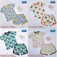 Local Seller cuddle me 8-12 year old Kids Pyjamas Set Kids Outing Set crocodile Animal Mickey Mouse Tiger