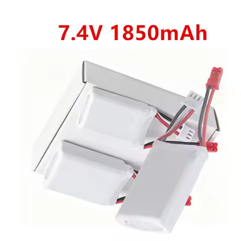 1/2/3Pcs 7.4v 1850mah Lipo Battery Fits for Flysky FS-GT5 2.4G 6CH Transmitter for RC Car Boat Remot