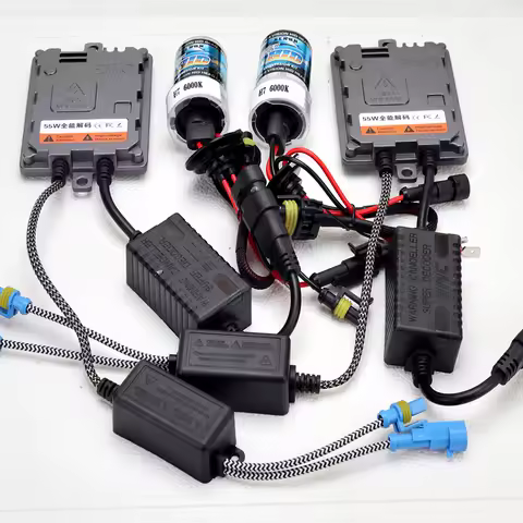 55W Xenon HID Canbus Error Canceller H1 H7 H11 9006 H3 9005 HB3 HB4 Car Headlight Fog Light with Dig