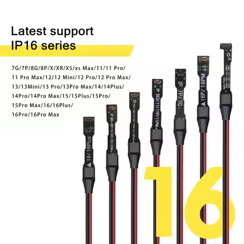 OSS W125 8in1 Power Boot Cable Silicone Cable for IP 7G-16 Pro Max Current Test Motherboard Repair P