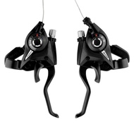 3 x 7 Speed Bicycle Brake Shifter Handle 2 pcs RightKiri