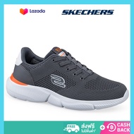 [Lazada Exclusive] Skechers สเก็ตเชอร์ส รองเท้า ผู้ชาย GOwalk Arch Fit GOwalk Shoes 216256-GYBL - Air-Cooled, Arch Fit, Relaxed Fit, Vegan, Skechers 216256