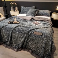 Luxury fox fur blanket, size 2m x 2m3, weight 3Kg