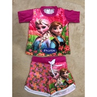 New: Frozen 2pcs set swim suit (size 2)