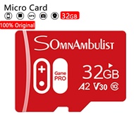 SomnAmbulist original 32GB high-speed Micro TF SD card with 100% real capacity Class 10 A1 A2 TF card suitable for Nintendo Switch Ps4 Ps5 games