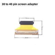 EDP Converter Cable with 30Pin to 40Pin/40Pin to 30Pin Connection for 51PLVDS LED Screen Laptop Spar