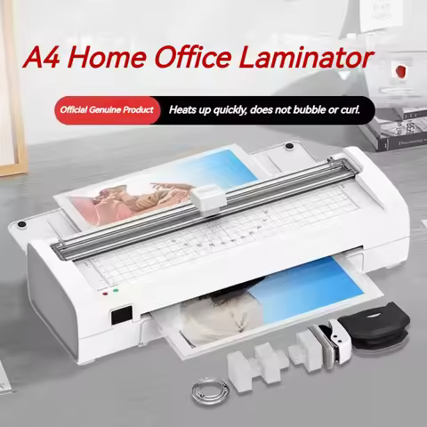 SL389 Home Office A4 Multifunction 6-in-1 Laminating Machine, Suitable for Posters, Documents, Famil