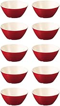 Marukei G96 RD G96 RD Small Bowl, Medium, Diameter 4.5 inches (11.4 cm), 9.1 fl oz (280 ml), Red, Ma