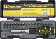 Wheeler Space Saver Screwdriver Set Green 9.8 x 1.8 x 8.2 inches