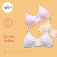 Miko Bra C419 - 35%Cotton 10%EA  55%PES / soft support/ lightly padded/ 3/4 cup/ junior bra