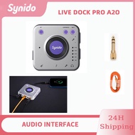Synido Live Dock Pro A20 Live streaming sound card instruments such as guitar bass and piano Audio I