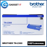 BROTHER TN-2360 BLACK ORIGINAL TONER CARTRIDGE (1200 PAGES AT 5% COVERAGE) TN2360