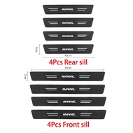 Haval Car Door Sill Strip Carbon Fiber Leather Anti Scratch Door Step Protector For H6 H2 H6S H6 Phv