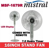 Mistral MSF1679R 16 Stand Fan  COMES WITH REMOTE