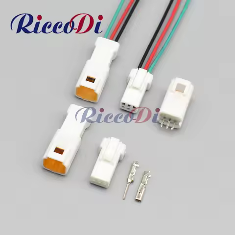 1 Set 3 Pin Auto Rearview Mirror Male Female Connector Plug For Benz 03T-JWPF-VSLE-S 03R-JWPF-VSLE-S