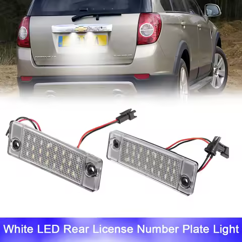 For Chevrolet Captiva 2006-2013 Opel Antara 2006-2017 Rear Tail LED License Number Plate Lights Canb